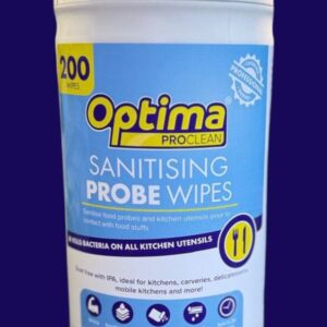 Alternative view of Optima Sanitising Probe Wipes x200 – Professional Food Cleaning Wipes