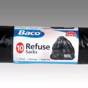 Alternative view of Baco Draw tight 90L Heavy Duty 30x Refuse Black 10 sacks per pack (Pack of 3)
