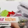Wrapmaster compact cling film foil and baking parchment catering dispenser 30 cm - Image 2