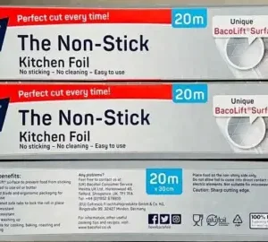 Bacofoil Non-Stick Kitchen Foil 30cm x 20m (Pack of 3) Ideal for Baking Roasting