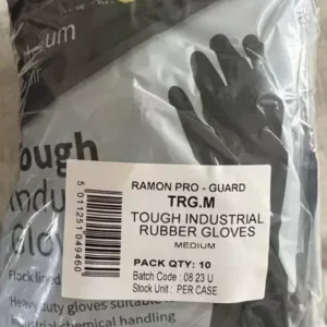 Ramon Proguard Heavy Duty Rubber Gloves Medium | Pack of 10