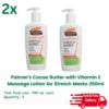2x Palmer's Cocoa Butter with Vitamin E Massage Lotion for Stretch Marks 250ml