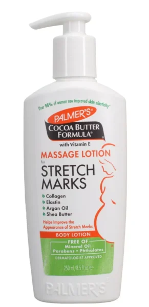 2x Palmer's Cocoa Butter with Vitamin E Massage Lotion for Stretch Marks 250ml - Image 2