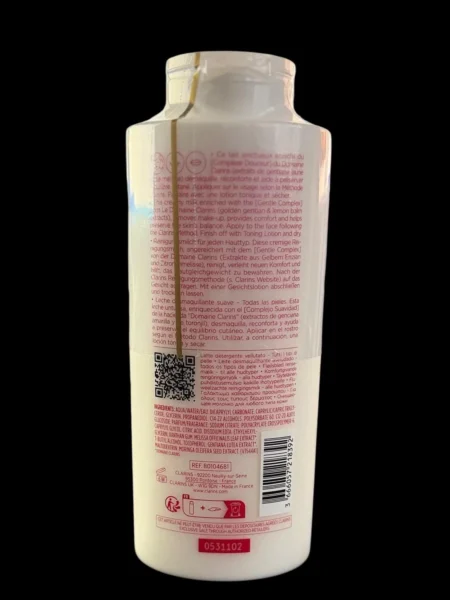 Clarins Velvet Cleansing Milk 400ml bottle - Makeup Remover - Image 2