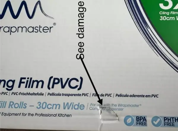 Wrapmaster Compact Cling Film Refill 30cm 225m (Pack of 3) - Image 2